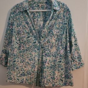 Sonoma Multicolor Floral Blouse